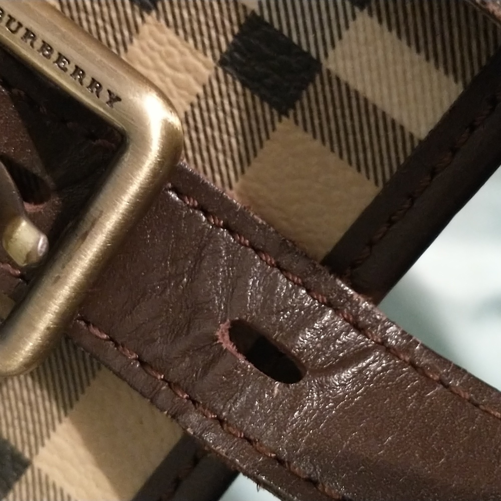 AUTHENTIC -BURBERRY HANDBAG ( FREE BONUS BAG) - Picture 8 of 16
